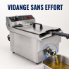 Fritadeira Profissional 13 L 3000 W com Drenagem - Inox