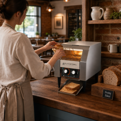 Toaster à Convoyeur Pro 1300 W Inox — Dynasteel