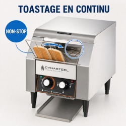 Toaster a Transportador Pro 1300 W Inox — Dynasteel