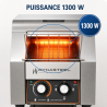 Toaster Conveyor Pro 1300 W Stainless Steel — Dynasteel