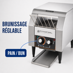 Toaster a Transportador Pro 1300 W Inox — Dynasteel