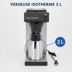 Cafeteira Profissional 2 L Inox AISI 304 — Filtro CHR
