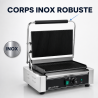 Grill Panini Pro 2200 W Estriado 340x220 mm Inox