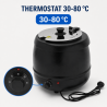 Soupière Elétrica Pro 9 L 400 W — Termostato 30-80 °C