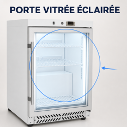 Mini Armário Refrigerado com Porta de Vidro 170 L 0/+8 °C - Dynasteel