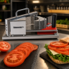 Cortador de Tomates Profissional Inox — Fatiador Manual