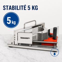 Cortador de Tomates Profissional Inox — Fatiador Manual