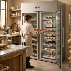 Armoire Refrigerada Positiva 1400 L 2 Portas de Vidro GN 2/1