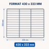 Grelha para Mesa Refrigerada 430 x 333 mm
