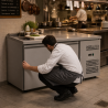 Mesa Refrigerada Positiva 2 Portas 228 L Ventilada Inox