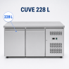Mesa Refrigerada Positiva 2 Portas 228 L Ventilada Inox