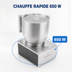 Espumador de Leite 0,4 L 650 W Inox – Dynasteel