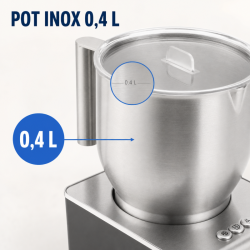 Espumador de Leite 0,4 L 650 W Inox – Dynasteel