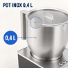 Espumador de Leite 0,4 L 650 W Inox – Dynasteel