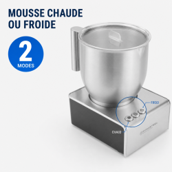 Espumador de Leite 0,4 L 650 W Inox – Dynasteel