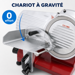 Fatiador de Presunto Gravidade 250 mm 150 W Alumínio