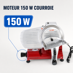 Fatiador de Presunto Gravidade 250 mm 150 W Alumínio