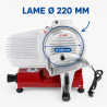 Fatiador de Presunto por Gravidade Ø 220 mm 120 W Vermelho
