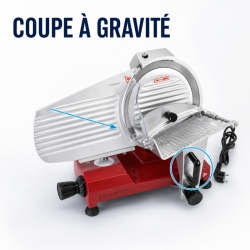 Fatiador de Presunto por Gravidade Ø 220 mm 120 W Vermelho