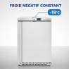 Armadura Refrigerada Negativa Inox 170 L -18°C Sob Plano