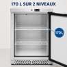 Armadura Refrigerada Negativa Inox 170 L -18°C Sob Plano
