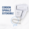 Secador de Cabelo de Parede 1100 W Branco — Hotel & Spa