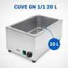 Bain-Marie Profissional GN 1/1 20 L 1200 W Inox