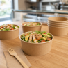 Tigela de Salada Kraft 750 ml Ø150 mm — Lote de 300