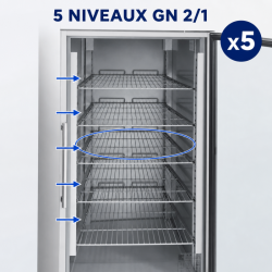 Armoire Refrigerada Positiva Vidrada 650 L Frio Ventilado