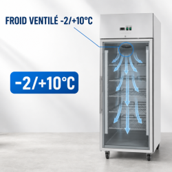 Armoire Refrigerada Positiva Vidrada 650 L Frio Ventilado