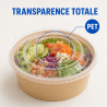 Tampa PET Ø 165 mm para Tigela de Salada 1300 ml - x300