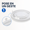 Tampa PET Ø 165 mm para Tigela de Salada 1300 ml - x300