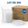 Tampa PET Ø 165 mm para Tigela de Salada 1300 ml - x300