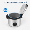 Cuiseur de Arroz Profissional 12 L 2850 W Inox — CHR