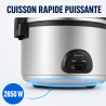 Cuiseur de Arroz Profissional 12 L 2850 W Inox — CHR