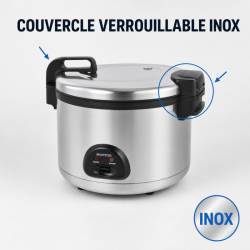 Cuiseur de Arroz Profissional 12 L 2850 W Inox — CHR