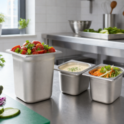 Bac Gastro GN 1/6 Inox Profundidade 200 mm - 3,4 L