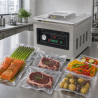Máquina de Embalagem a Vácuo com Campânula 900 W - Soldadura 400 mm Inox