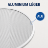 Placa de Pizza Perfurada Ø 250 mm Alumínio — Dynasteel