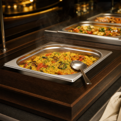 Bac Gastro GN 1/2 Inox - 65 mm - 4 L - Cozinha Pro