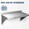 Prateleira de Parede Inox 800 x 300 mm com Borda