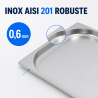 Bac Gastro GN 2/3 Inox — Profundidade 20 mm, 1,35 L