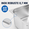 Bac Gastro GN 2/3 Inox 13 L - Profundidade 150 mm