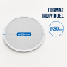 Placa de Pizza Perfurada Ø 280 mm Alumínio — Dynasteel