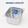 Bac Gastro GN 2/3 Inox 18 L - Profundidade 200 mm