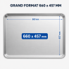 Placa de Apresentação Alumínio 660 x 457 mm Retângulo