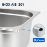 Bac Gastro GN 2/3 Inox 18 L - Profundidade 200 mm