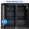 Bar Traseiro Refrigerado 209 L 2 Portas de Vidro — Ventilado