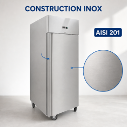 Armoire Refrigerada Positiva 650 L Inox GN 2/1 Ventilada