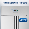 Armoire Negativa 1400 L Inox 2 Portas GN 2/1 Ventilada